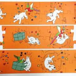 Tintin Puzzle Snowy Frieze